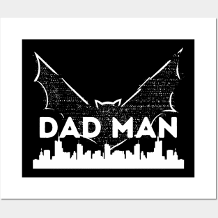 Dadman - Super Dadman Bat Hero Funny Posters and Art